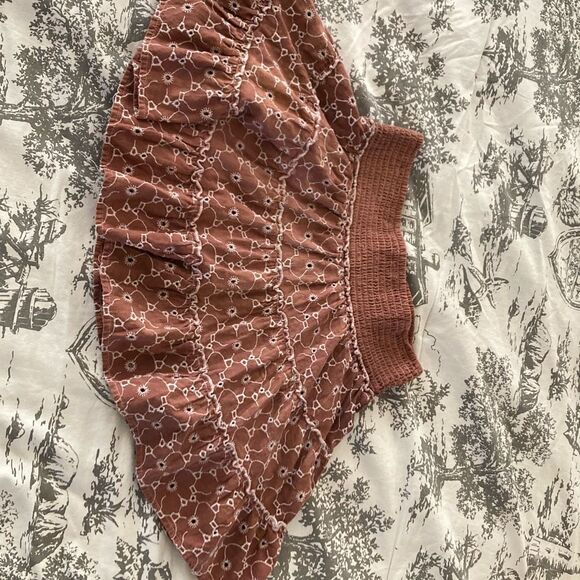 American Eagle Outfitters Tiered Eyelet‎ Mini Skirt Size Small (C8) - Picture 10 of 10